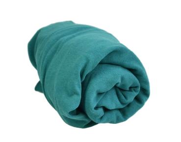 Spannbettlaken Jersey 120 petrol plus 170
